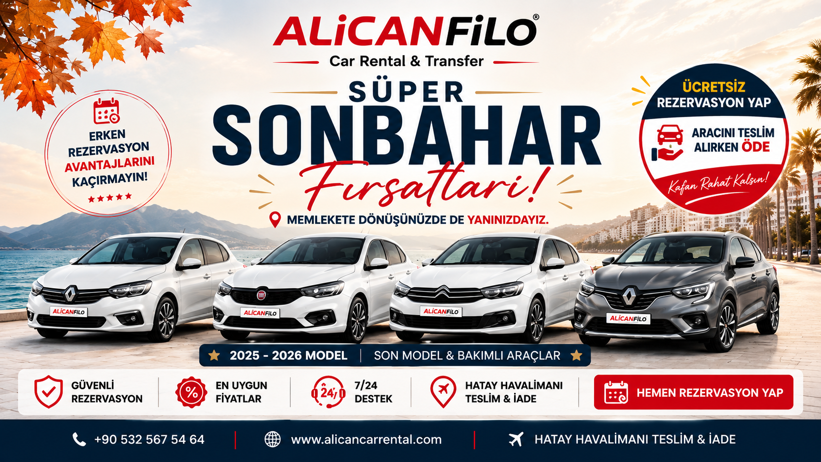 Alican Filo Rent A Car Sonbahar